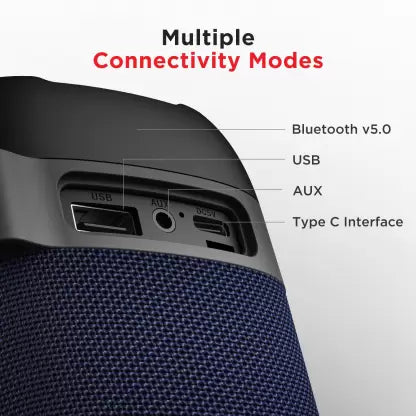 boAt Stone 500 with RGB lights 10 W Bluetooth Speaker (Blue, Stereo Channel) boAt Stone 500 with RGB lights 10 W Bluetooth Speaker (Blue, Stereo Channel)